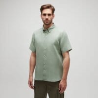 Koszula męska TIMBERLAND KOSZULA MILL BROOK LINEN SHIRT tb0a2dccec61 kolor turkusowy