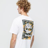 T-shirt, koszulka męska TIMBERLAND T-SHIRT YC SS BACK CAMO TREE TEE tb0a2afv1001 kolor biały