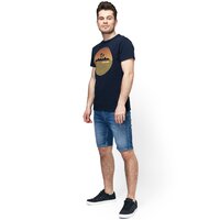 T-shirt, koszulka męska TIMBERLAND T-SHIRT SS KENNEBEC RIVER RETRO GRAPHIC TEE tb0a1ocy4331 kolor granatowy