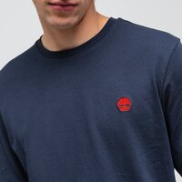 T-shirt, koszulka męska TIMBERLAND T-SHIRT TFO LS LEFT CHEST LOGO TREE LOGO tb0a2fqd4331 kolor granatowy
