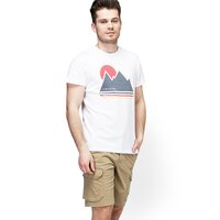 T-shirt, koszulka męska TIMBERLAND T-SHIRT SS KENNEBEC RIVER RETRO GRAPHIC TEE tb0a1ocy1001 kolor biały