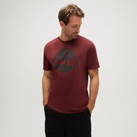 T-shirt, koszulka męska TIMBERLAND T-SHIRT KENNEBEC RIVER SS TREE LOGO TEE tb0a2c2ri301 kolor bordowy
