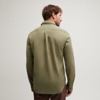 Koszula męska TIMBERLAND KOSZULA LONG SLEEVE STRETCH POPLIN SHIRT tb0a6grh5901 kolor khaki