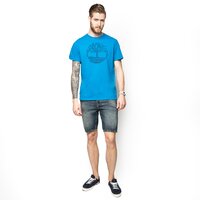 T-shirt, koszulka męska TIMBERLAND T-SHIRT SS KENNEBEC  RVR TREE TEE 8466j441 kolor niebieski