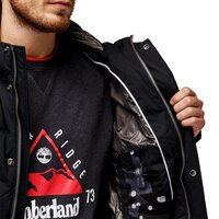 Kurtka zimowa męska TIMBERLAND KURTKA GOOSE EYE MOUNTAIN JKT a1mya001 kolor czarny