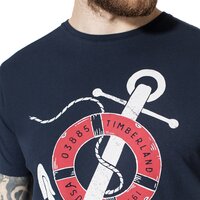 T-shirt, koszulka męska TIMBERLAND T-SHIRT SMU SS K ENNEBEC RI a1s2c433 kolor granatowy