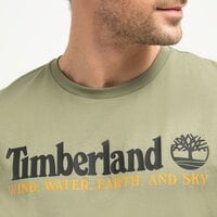 T-shirt, koszulka męska TIMBERLAND T-SHIRT WWES SS FRONT GRAPHIC TEE tb0a27j85901 kolor zielony
