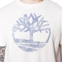 T-shirt, koszulka męska TIMBERLAND T-SHIRT KENNEBEC TEE a1bh3130 kolor biały