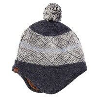 czapka zimowa męska TIMBERLAND CZAPKA Z FAIRISLE EARFLAP HAT j1698492 kolor granatowy