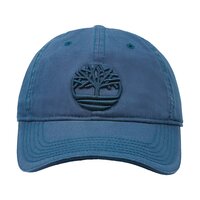 Czapka męska TIMBERLAND CZAPKA COTTON CANVAS CAP TREE LOGO a1e9m437 kolor granatowy
