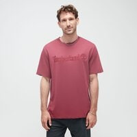 T-shirt, koszulka męska TIMBERLAND T-SHIRT EMBROIDERY TONAL SS TEE tb0a6vpe6001 kolor bordowy