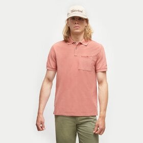 TIMBERLAND POLO SS MODERN WASH POCKET POLO