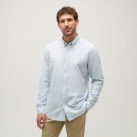 Koszula męska TIMBERLAND KOSZULA OXFORD SHIRT SLIM tb0a6gpnb021 kolor blekitny