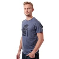 T-shirt, koszulka męska TIMBERLAND T-SHIRT SS SHAPE TEXT TEE 5616j432 kolor szary