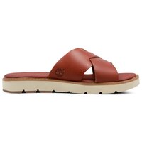 Klapki damskie TIMBERLAND BAILEY PARK XSTRAP SLIDE a14re kolor brązowy