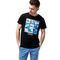 T-shirt, koszulka męska TIMBERLAND T-SHIRT SS SHOE GRAPHIC TEE tb0a1o620011 kolor czarny