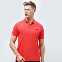 Koszulka polo męska TIMBERLAND POLO SS MERRYMEE RIVER STRETCH POLO SLIM tb0a2dje8011 kolor różowy