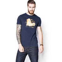 T-shirt, koszulka męska TIMBERLAND T-SHIRT KNNBC BOOT TEE a1gzr433 kolor granatowy