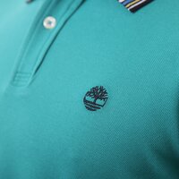 Koszulka polo męska TIMBERLAND POLO SS TIPED PIQUE 4651j306 kolor zielony