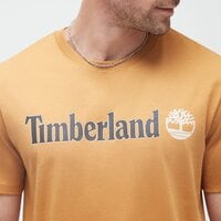 T-shirt, koszulka męska TIMBERLAND T-SHIRT KENNEBEC RIVER LINEAR LOGO SHORT SLEEVE T tb0a5upqp471 kolor beżowy