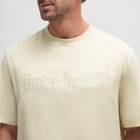T-shirt, koszulka męska TIMBERLAND T-SHIRT SHORT SLEEVE TEE tb0a6vpe2601 kolor beżowy