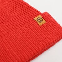 Czapka zimowa damska TIMBERLAND CZAPKA FISHERMAN BEANIE tb0a1f8gdv81 kolor czerwony