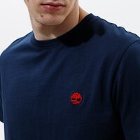 T-shirt, koszulka męska TIMBERLAND T-SHIRT TFO SS LEFT CHEST LOGO JERSEY CREW TEE tb0a2br34331 kolor granatowy