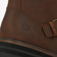 Damskie buty zimowe TIMBERLAND LONDON SQUARE BIKER tb0a29552031 kolor brązowy