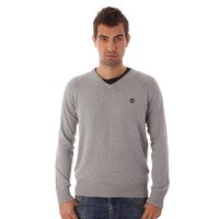 Sweter męski TIMBERLAND SWETER 9GG COTTON V NECK 3344j052 kolor szary