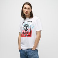 T-shirt, koszulka męska TIMBERLAND T-SHIRT YC SUMMER SEASONAL BACK BOX GRAPHIC TEE tb0a2dvn1001 kolor biały