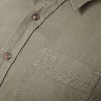 Koszula męska TIMBERLAND KOSZULA SS LINEN PELHAM SHIRT 4611j590 kolor khaki