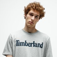 T-shirt, koszulka męska TIMBERLAND T-SHIRT LINEAR TEE tb0a28gf0521 kolor szary