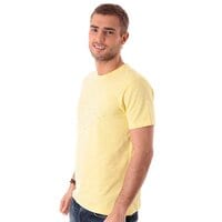 T-shirt, koszulka męska TIMBERLAND T-SHIRT SS SLUB MULTI SHAPE TEE 5364j718 kolor żółty