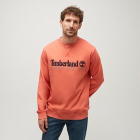 TIMBERLAND BLUZA EMBROIDERY LOGO CREW NECK SWEATS