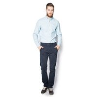 Koszula męska TIMBERLAND KOSZULA SLIM TWILL HOUNDST a1emjc10 kolor niebieski