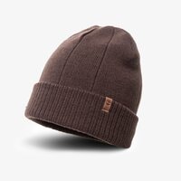 czapka zimowa męska TIMBERLAND CZAPKA ZIMOWA RIB CUFF BEANIE a1egyc35 kolor brązowy