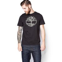 T-shirt, koszulka męska TIMBERLAND T-SHIRT KENNEBEC TEE a1bh3001 kolor czarny