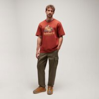 T-shirt, koszulka męska TIMBERLAND T-SHIRT FRONT BOOT GRAPHIC TEE tb0a6dj1eod1 kolor czerwony