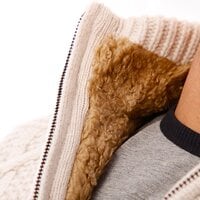 Sweter męski TIMBERLAND SWETER SF MRNO CBL FLL ZP SHERPA 3357j103 kolor beżowy