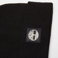 Czapka zimowa damska TIMBERLAND CZAPKA CUFFED BEANIE WITH TONAL PATCH tb0a61bx0011 kolor czarny