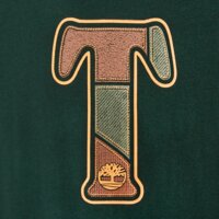 T-shirt, koszulka męska TIMBERLAND T-SHIRT "PATCHWORK T" SS BACK GRAPHIC tbc0yhbmea11 kolor zielony