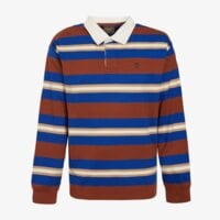 Koszulka polo męska TIMBERLAND POLO LS RUGBY POLO tbc0yhbdain1 kolor brązowy