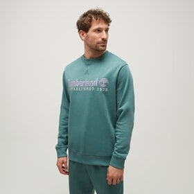 TIMBERLAND BLUZA EMBROIDERY LOGO CREW NECK SWEATS
