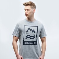 T-shirt, koszulka męska TIMBERLAND T-SHIRT MTR PRINT CREW TEE REG tb0a2fnh0521 kolor szary