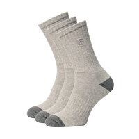 Damskie skarpetki TIMBERLAND SKARPETY 3PP ORGANIC COTTON CREW a1ebp582 kolor szary