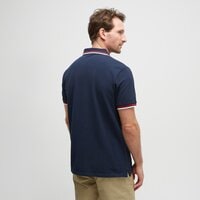 Koszulka polo męska TIMBERLAND POLO TFO LOGO TIPPED SHORT SLEEVE POLO tb0a2ds94331 kolor granatowy