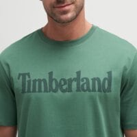 T-shirt, koszulka męska TIMBERLAND T-SHIRT WORDMARK LOGO SHORT SLEEVE TEE tb0a2brna6z1 kolor zielony