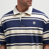 Koszulka polo męska TIMBERLAND POLO SS STRIPED RUGBY tb0a5mhgagj1 kolor granatowy