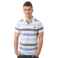 Koszulka polo męska TIMBERLAND POLO SS SLIM STRIPE POLO 4648j422 kolor multicolor