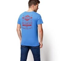 T-shirt, koszulka męska TIMBERLAND T-SHIRT KENNEBEC RIVER BK GRAPHIC a1lmzf42 kolor niebieski